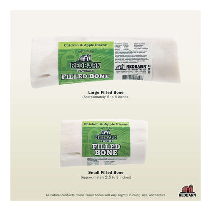 Redbarn Natural Filled Bone - Chicken & Apple Flavour