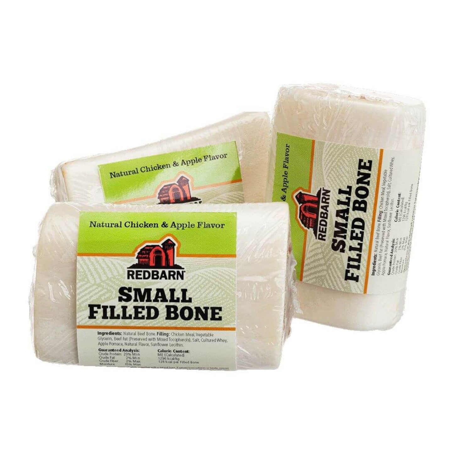 Redbarn Natural Filled Bone - Chicken & Apple Flavour