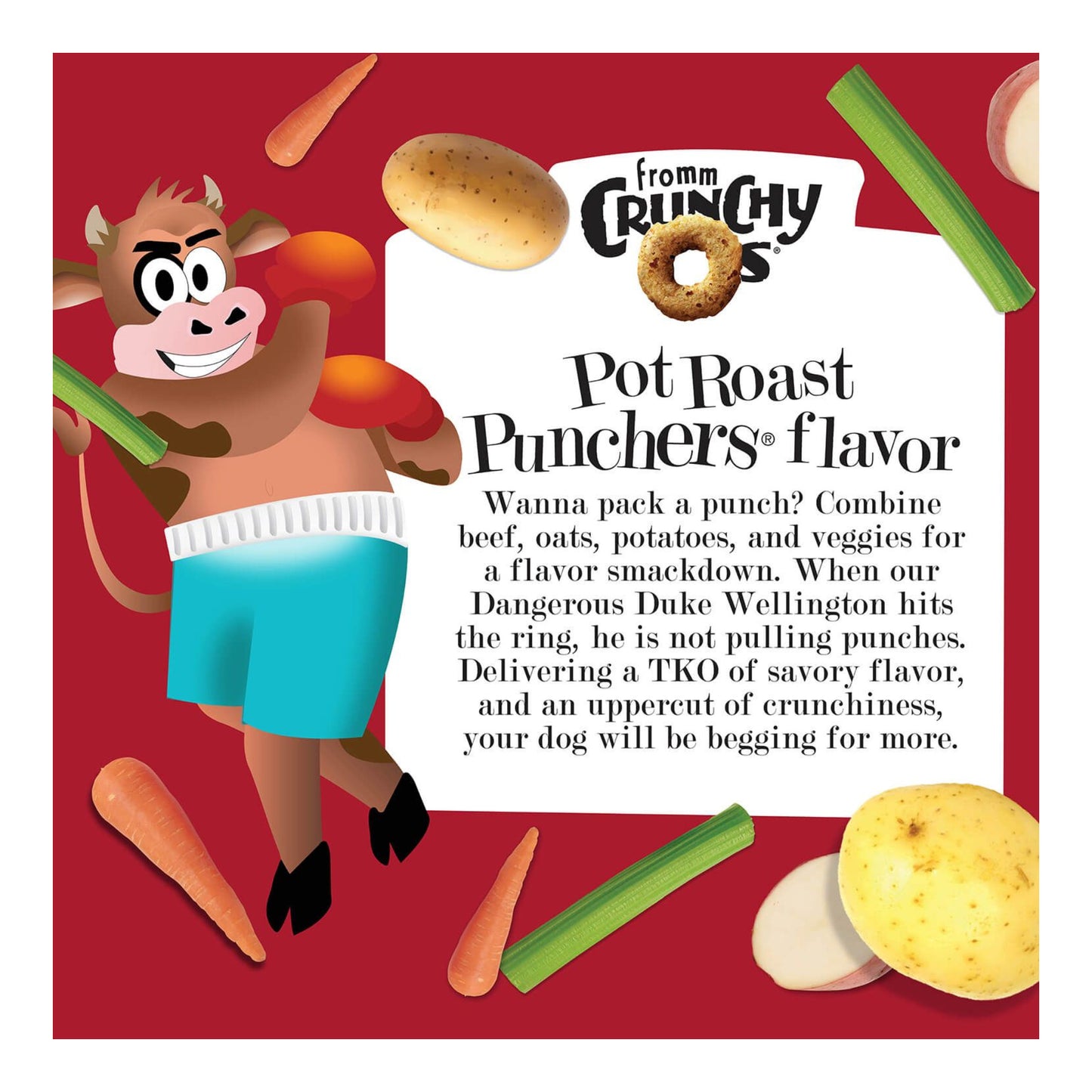 Fromm Crunchy O's Treats - Pot Roast Punchers Flavor