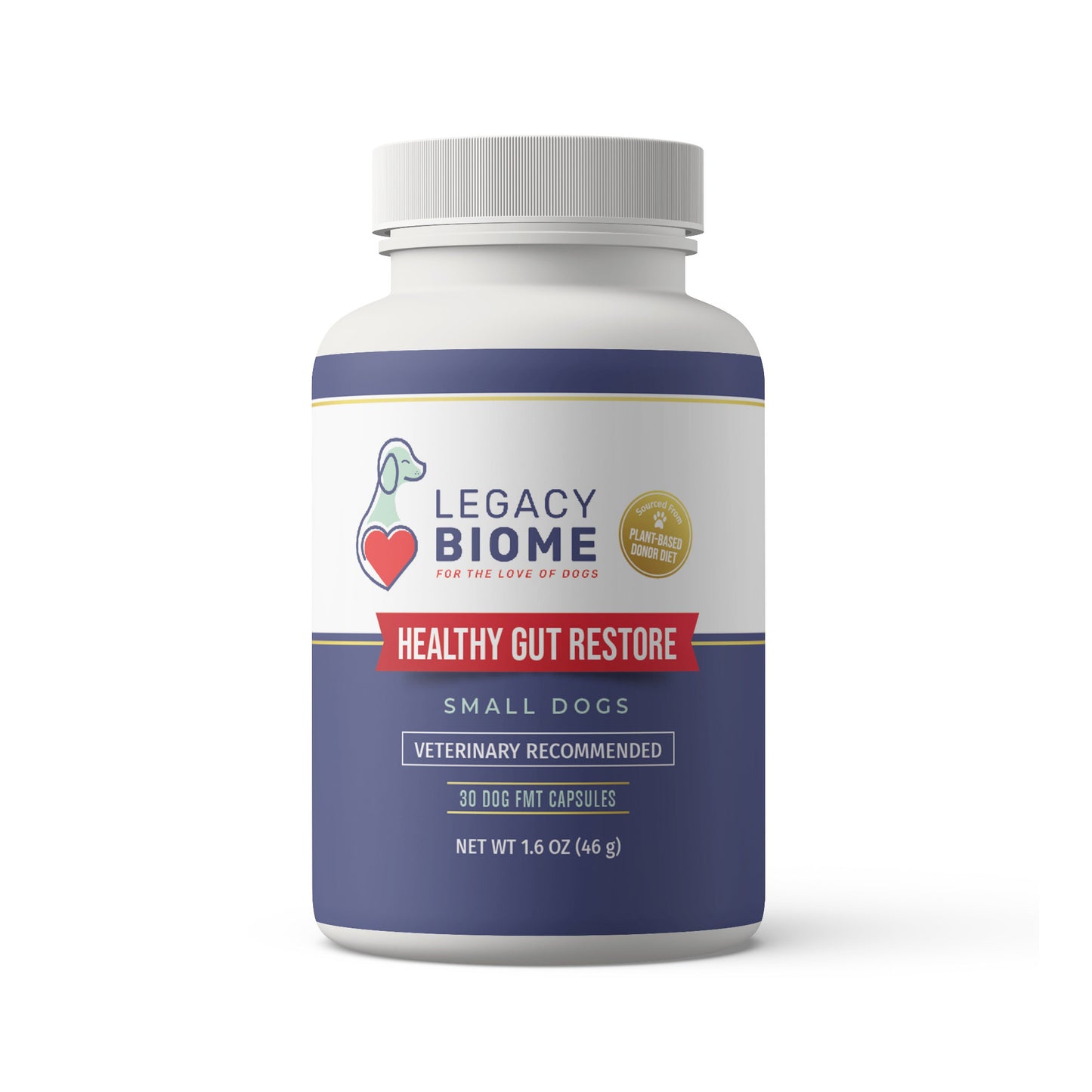 Premium Canine FMT Capsules – 30 Count