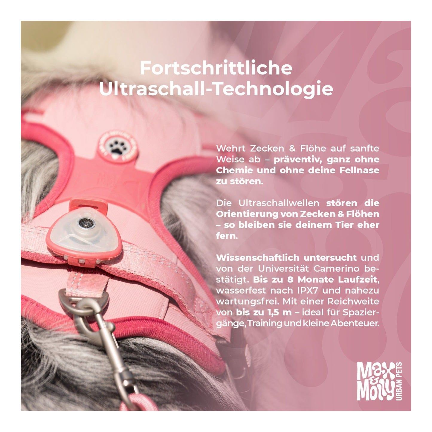 Soundshield MINI - 24/7 Ultrasonic Technology Against Ticks & Fleas