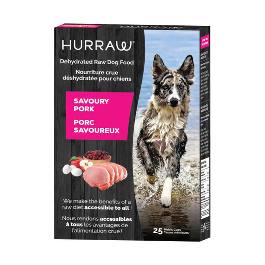Hurraw Savoury Pork Dehydrated Raw Dog Food